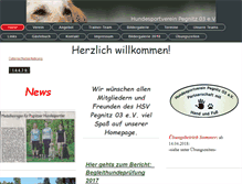 Tablet Screenshot of hsv-pegnitz03.de